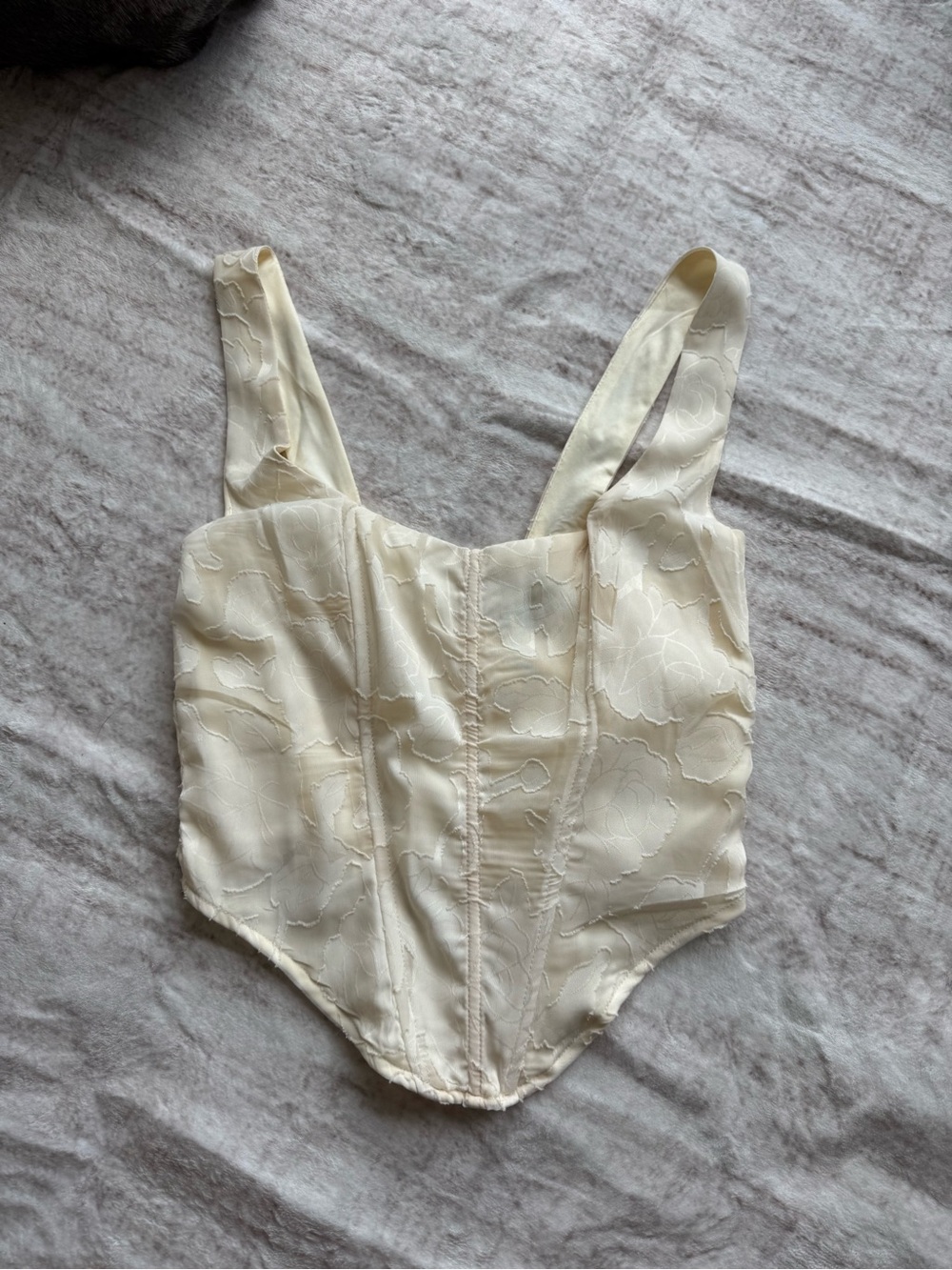 PrettyLittleThing Cream Corset